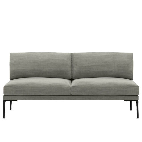 steeve two seat sofa without arms