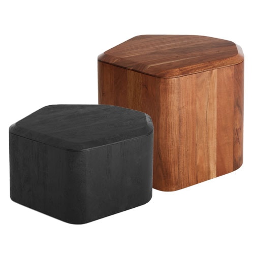 hoard side table with storage