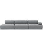 connect 138inch sofa with open end