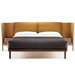 dubois low king size bed with side tables 112a