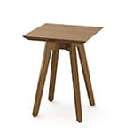 risom outdoor square side table