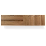 shale 2 door / 2 drawer wall mounted cabinet