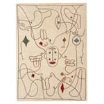 silhouette outdoor rug