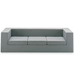 throw-away three seat sofa