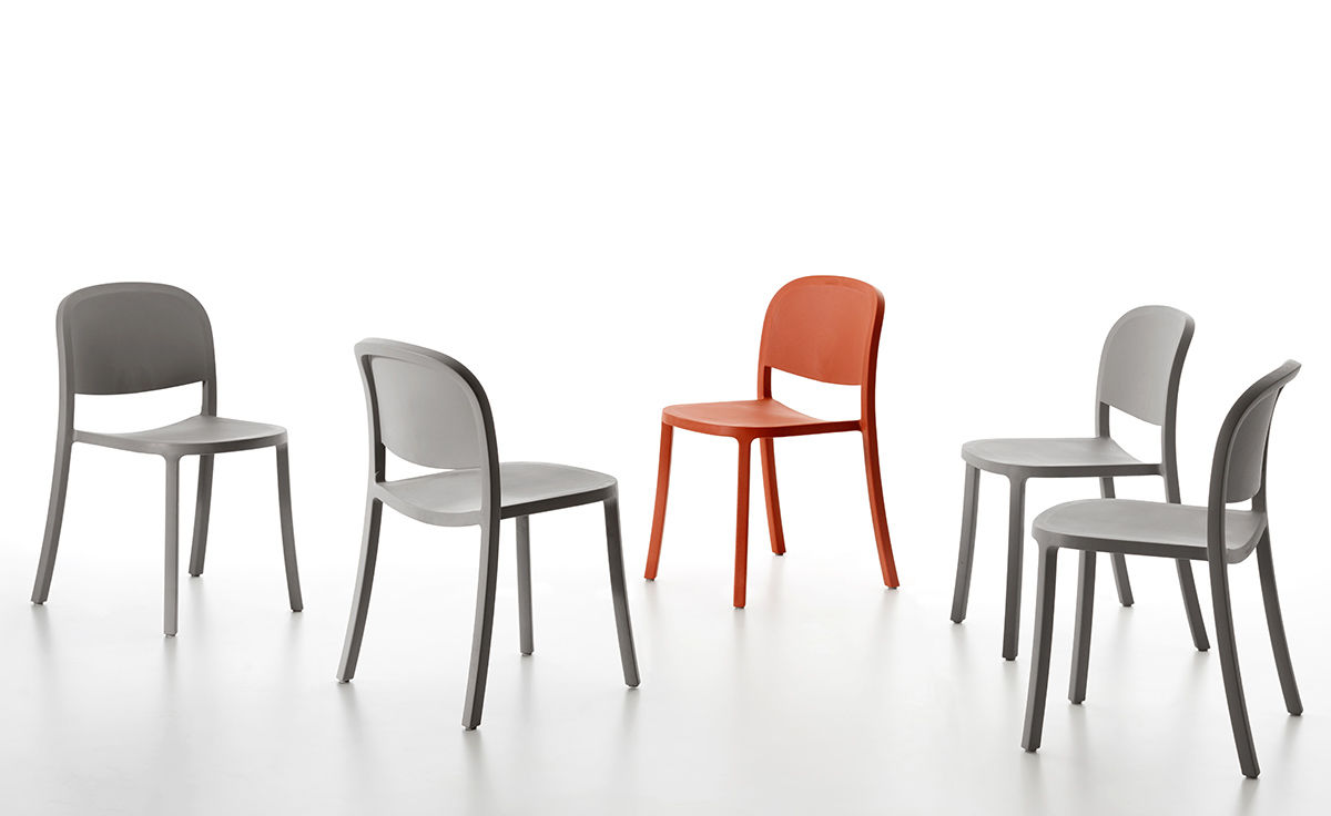 1 inch reclaimed stacking chair