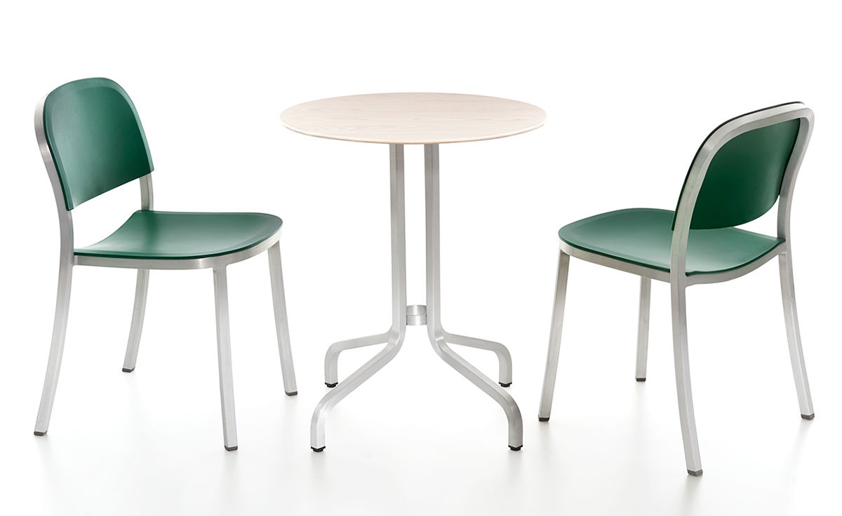 emeco 1 inch stacking chair
