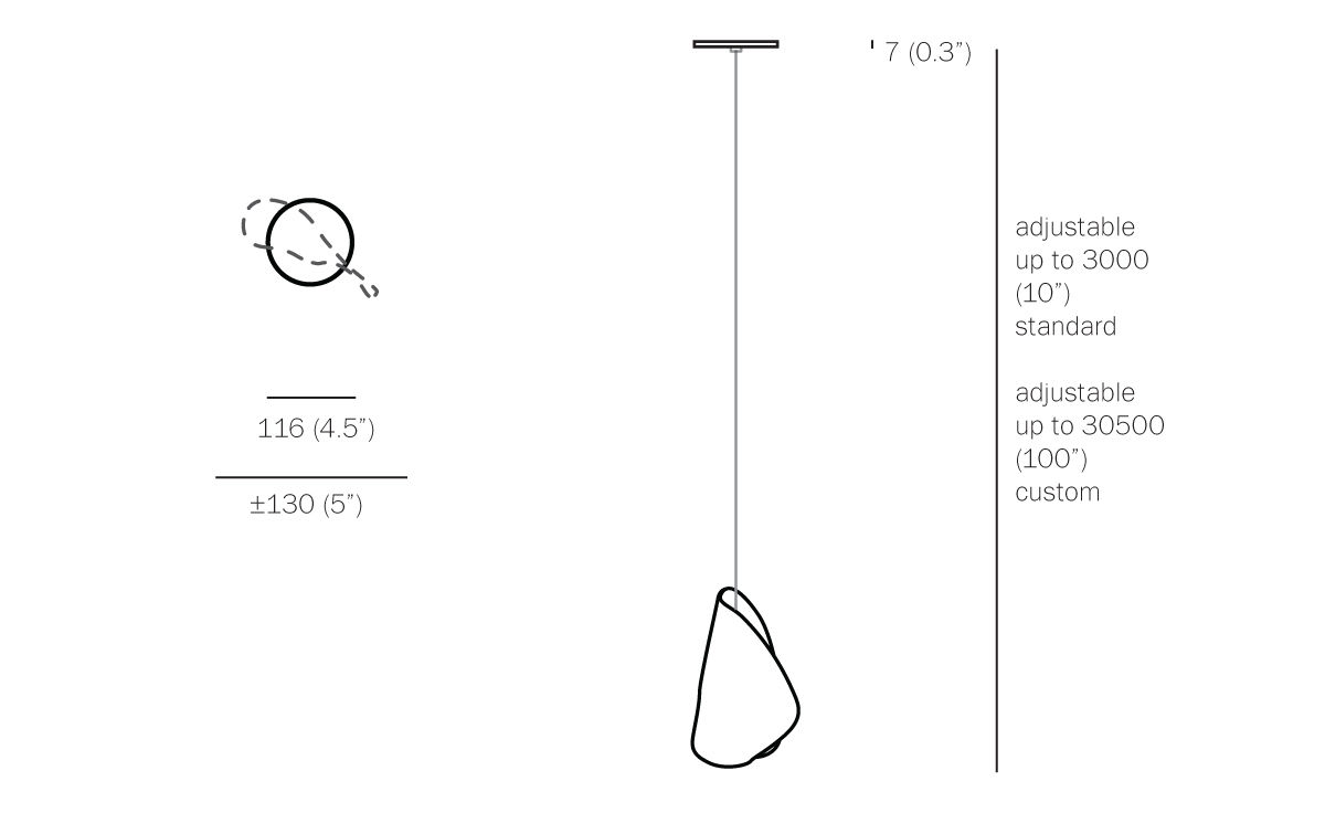 bocci 21.1 single pendant light