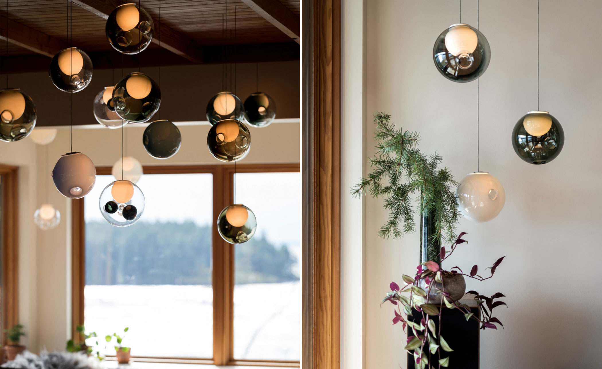 bocci 28.3 cluster three pendant chandelier