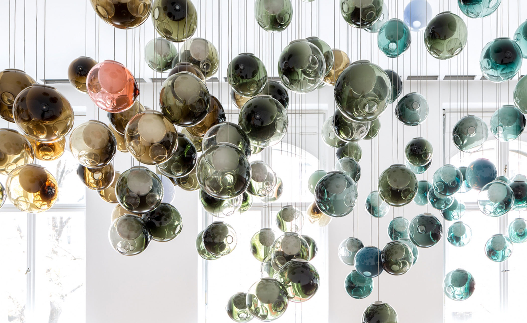 bocci 28.3 cluster three pendant chandelier