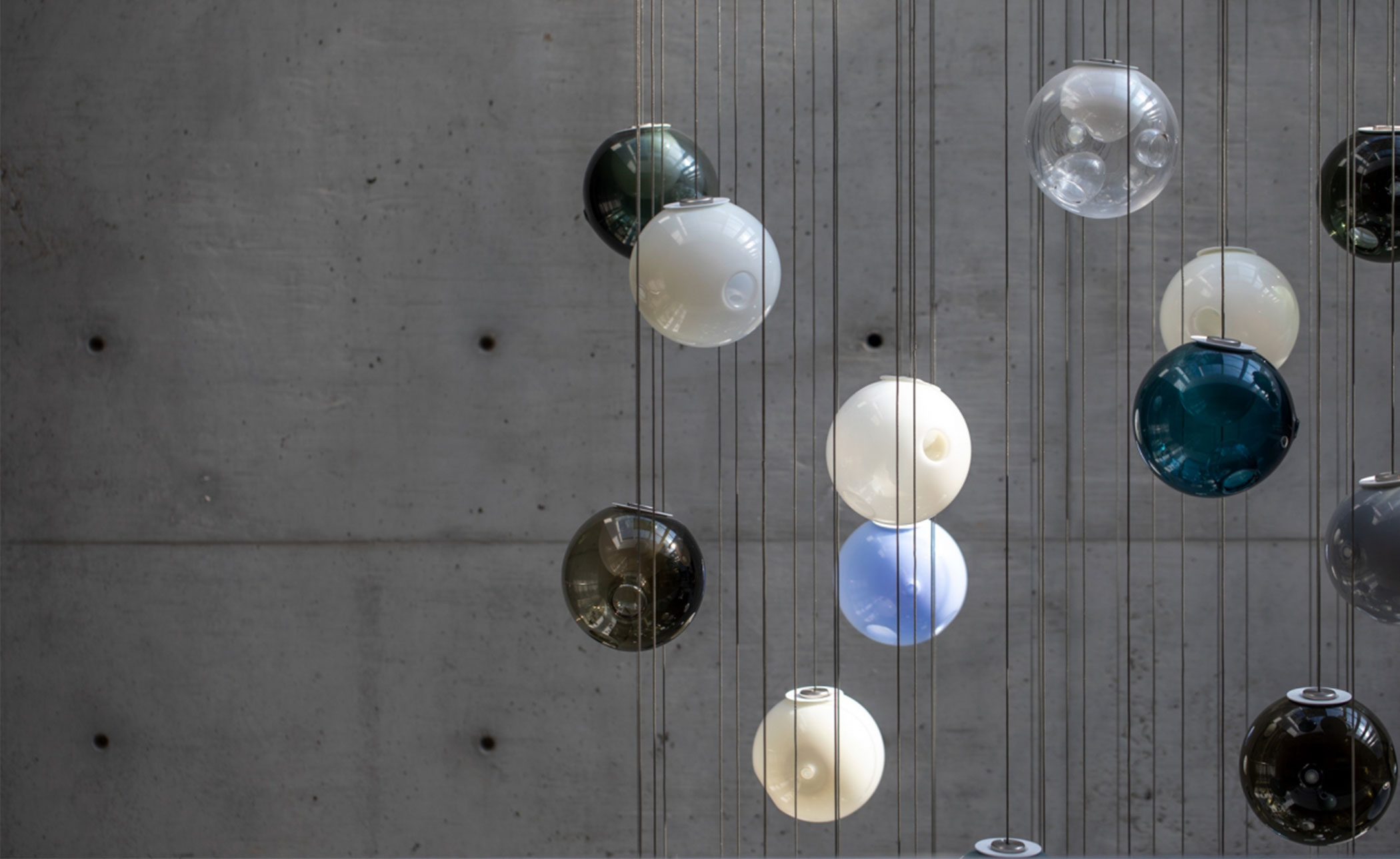 bocci 28.3 cluster three pendant chandelier