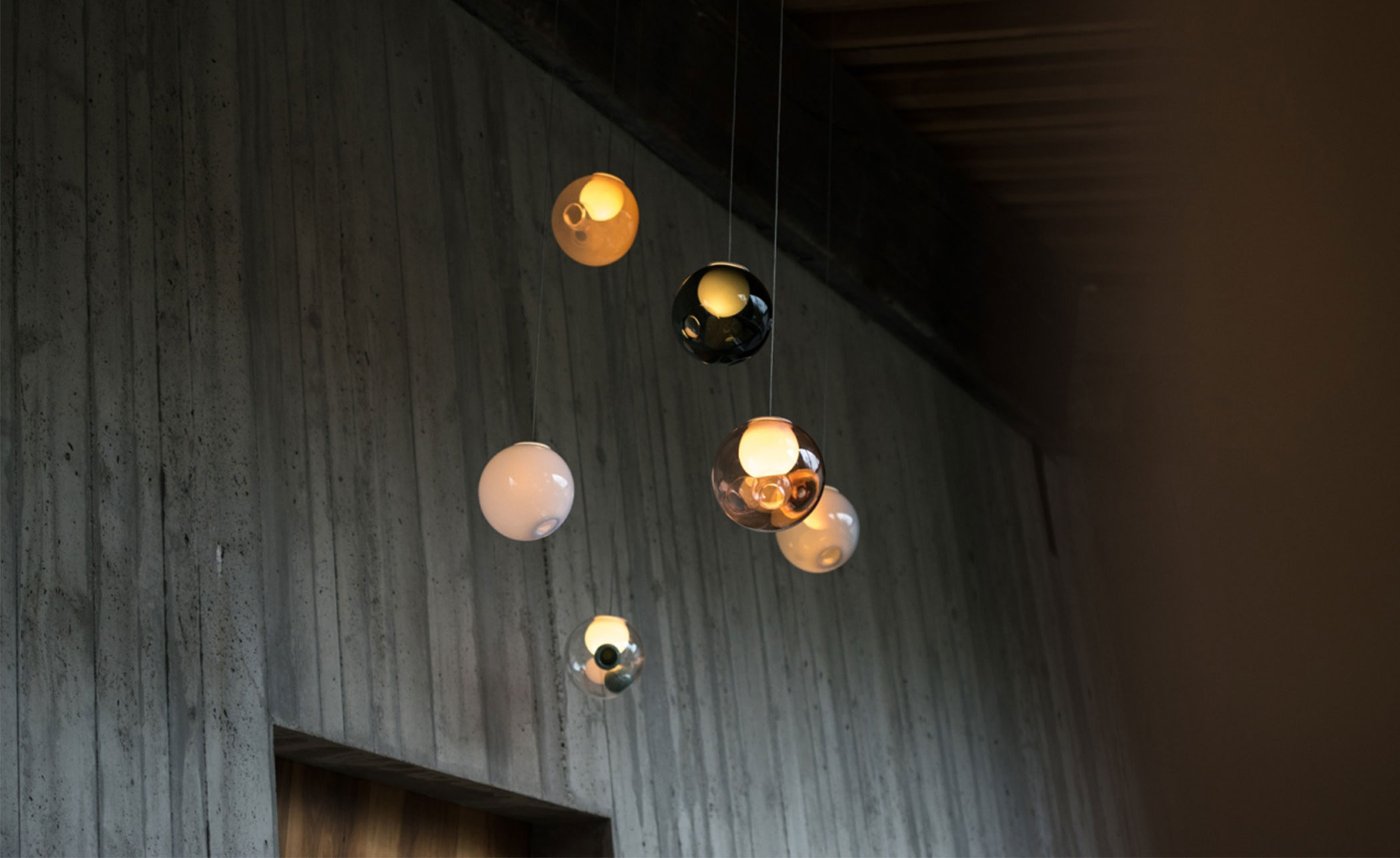 bocci 28.3 random three pendant chandelier