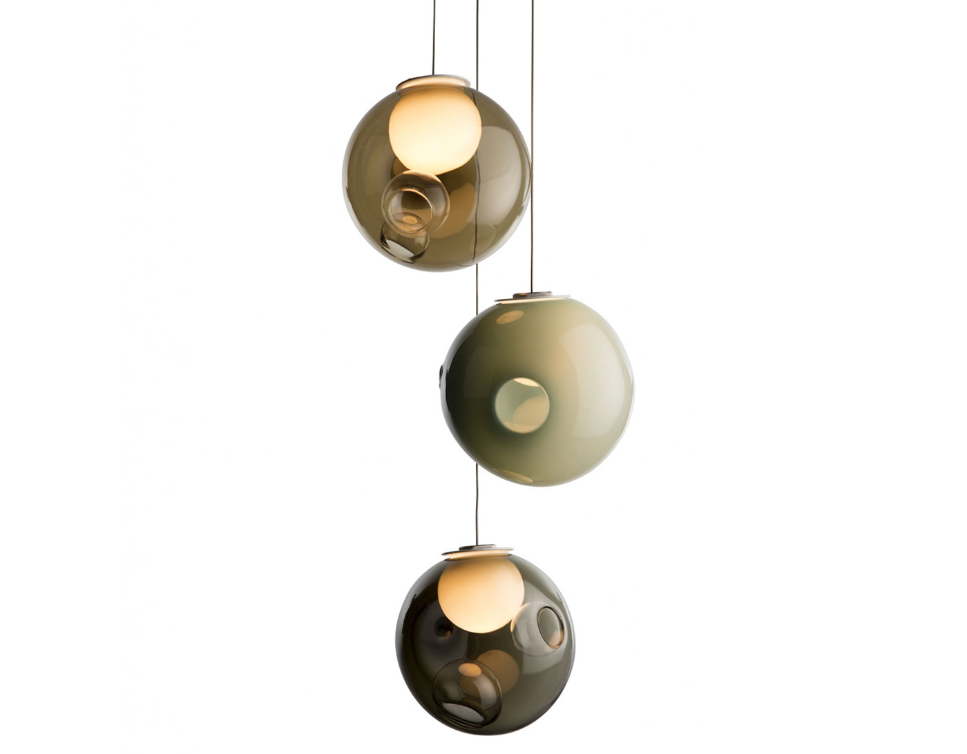 bocci 28.3 random three pendant chandelier