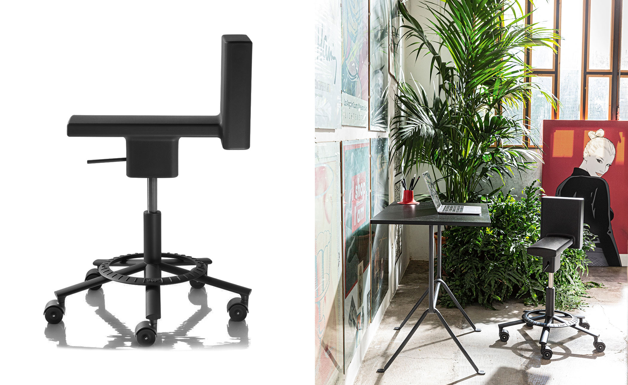 magis 360° swivel chair