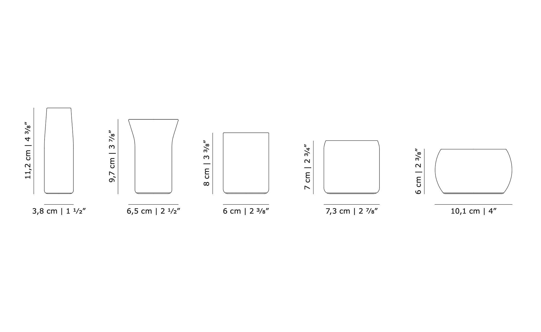 5-in-1 Glassware Set