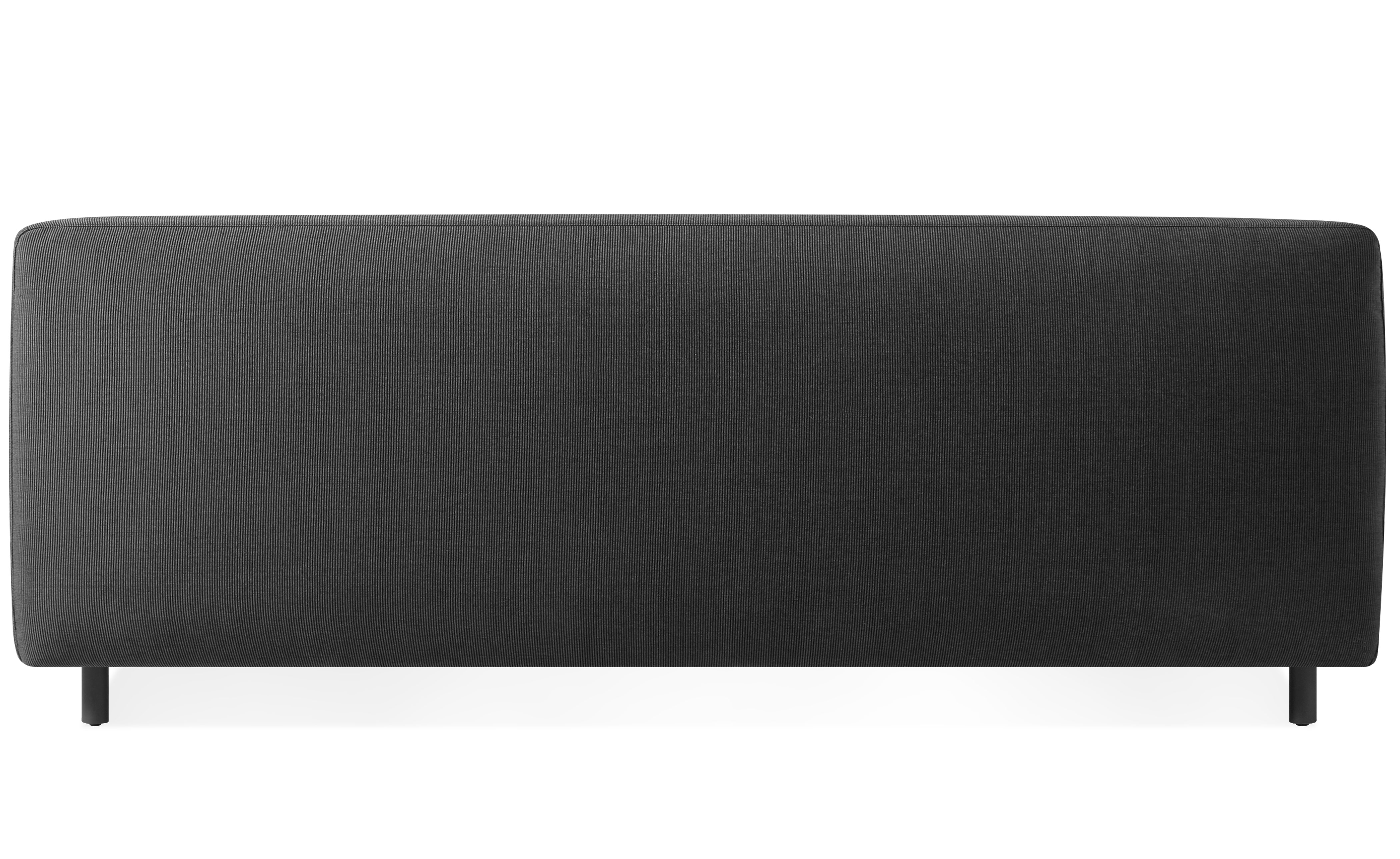 9 yard outdoor 72" armless sofa