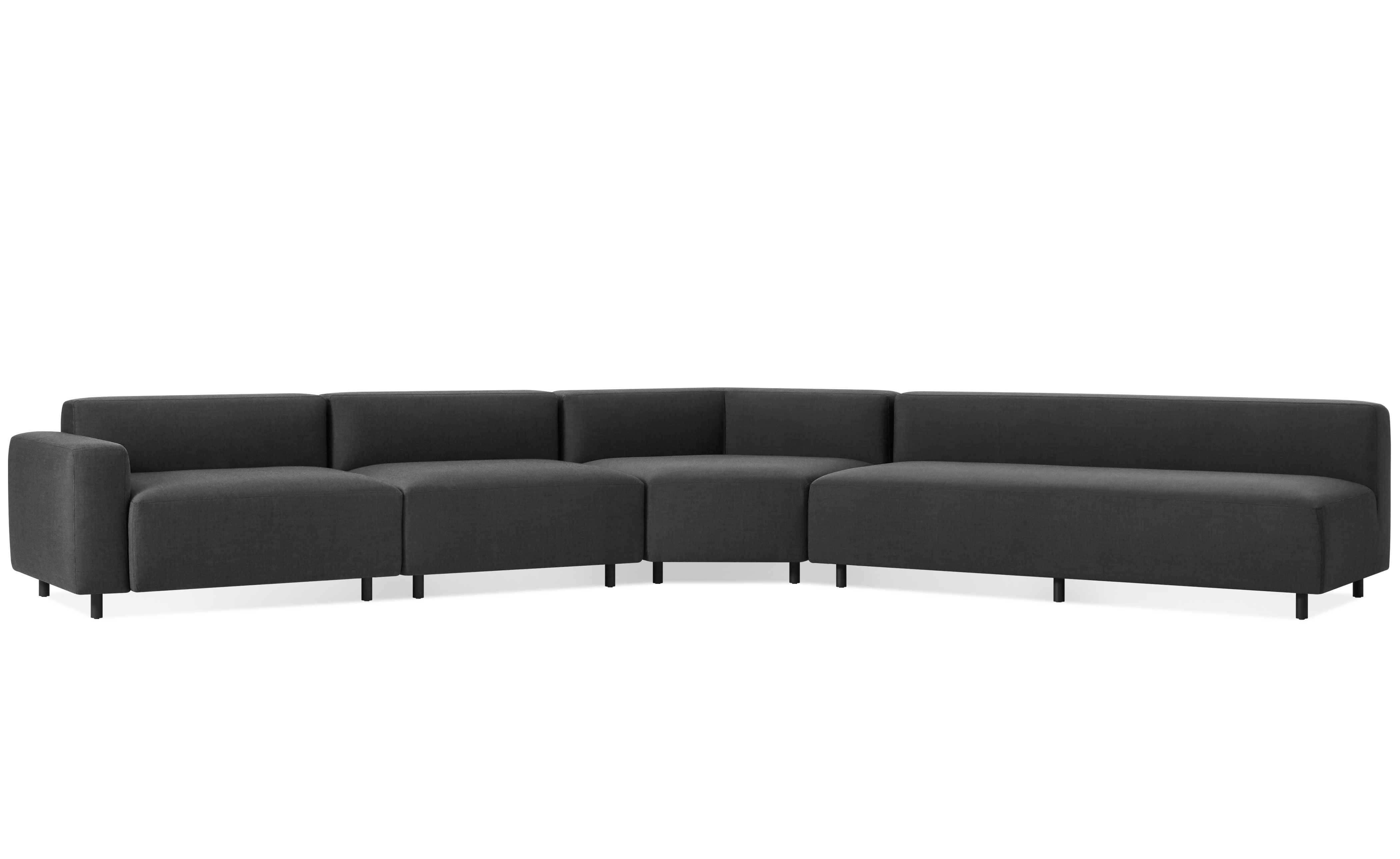 9 yard outdoor angled sectional sofa