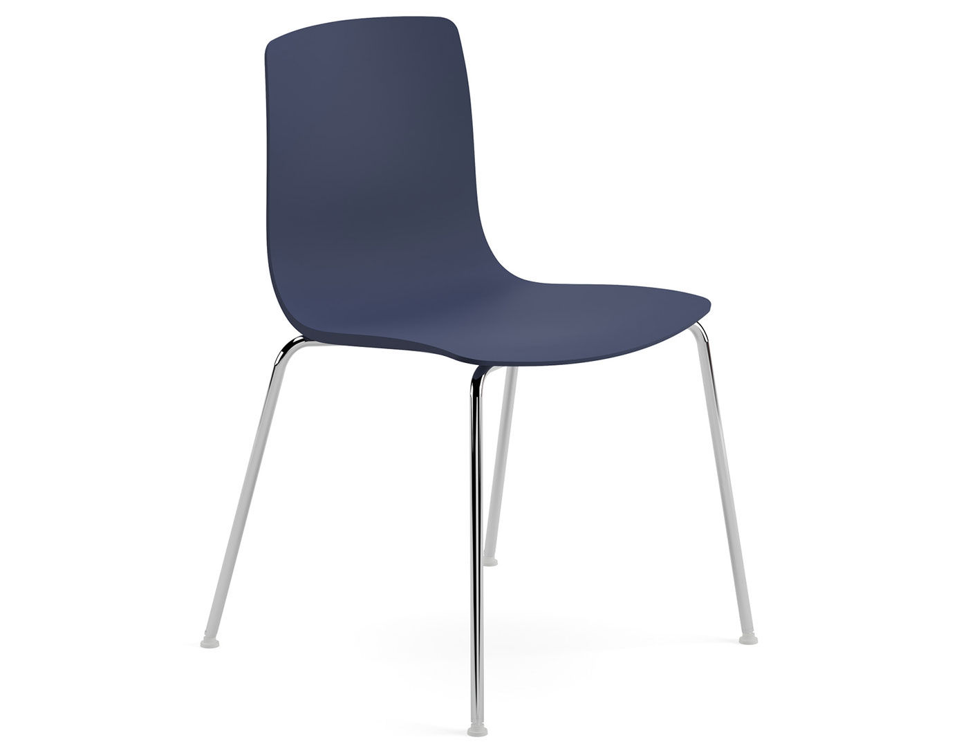 aava 02 polypropylene chair with 4 leg base