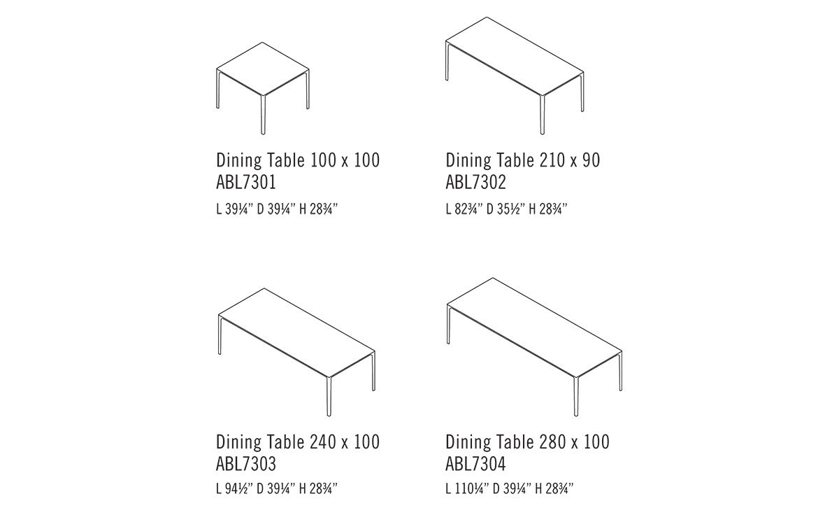 able dining table