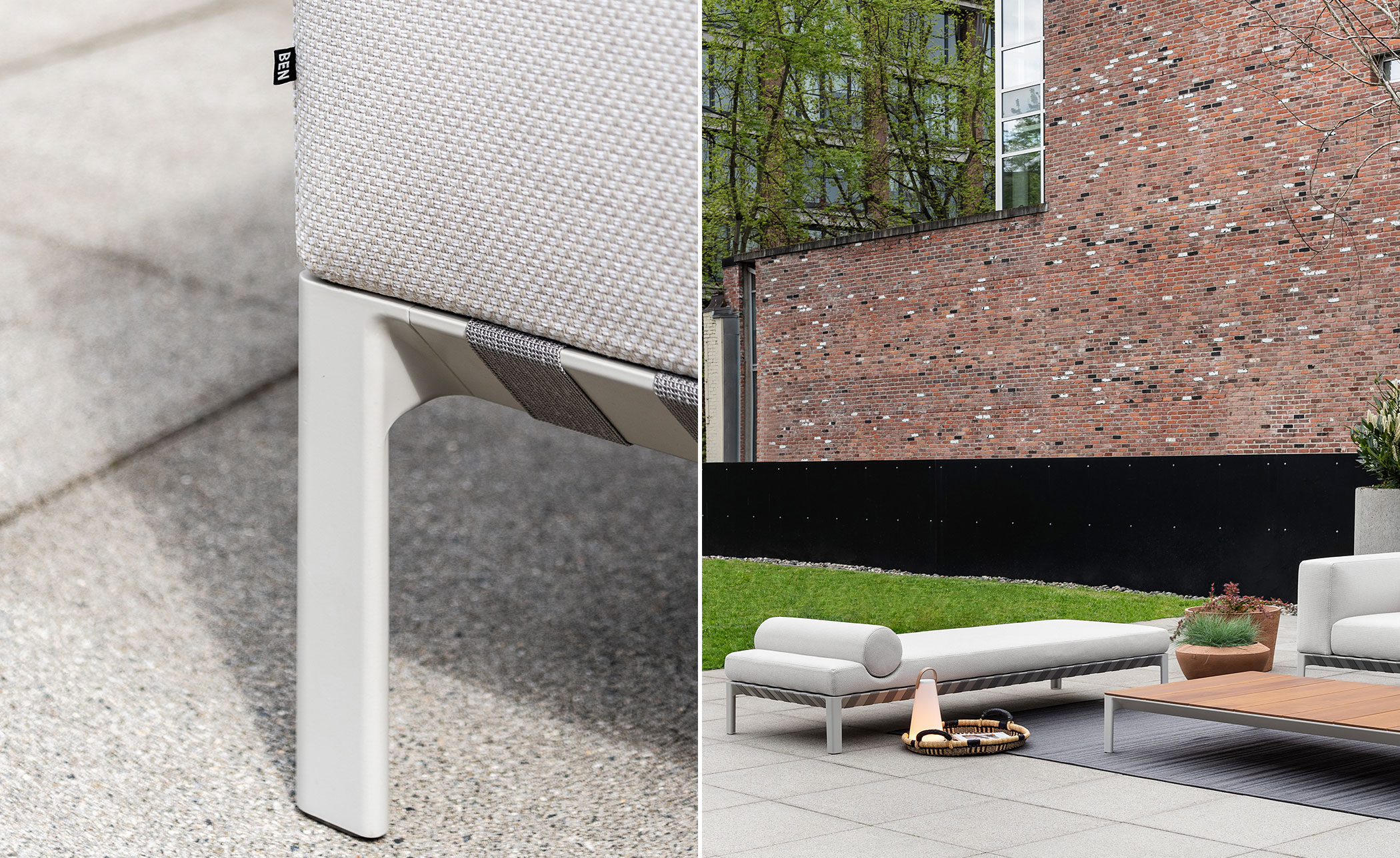 able outdoor armchair