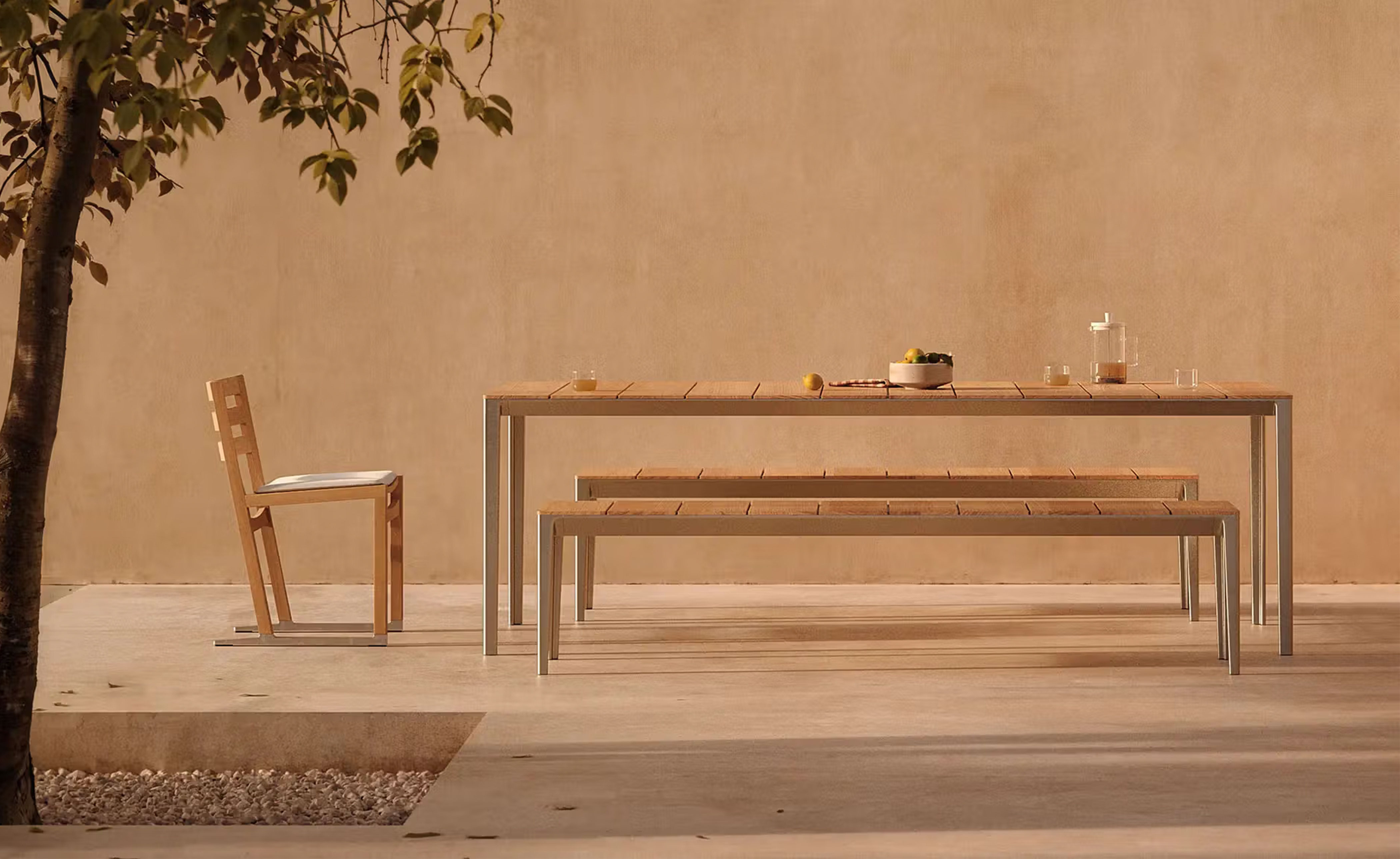 able outdoor bench