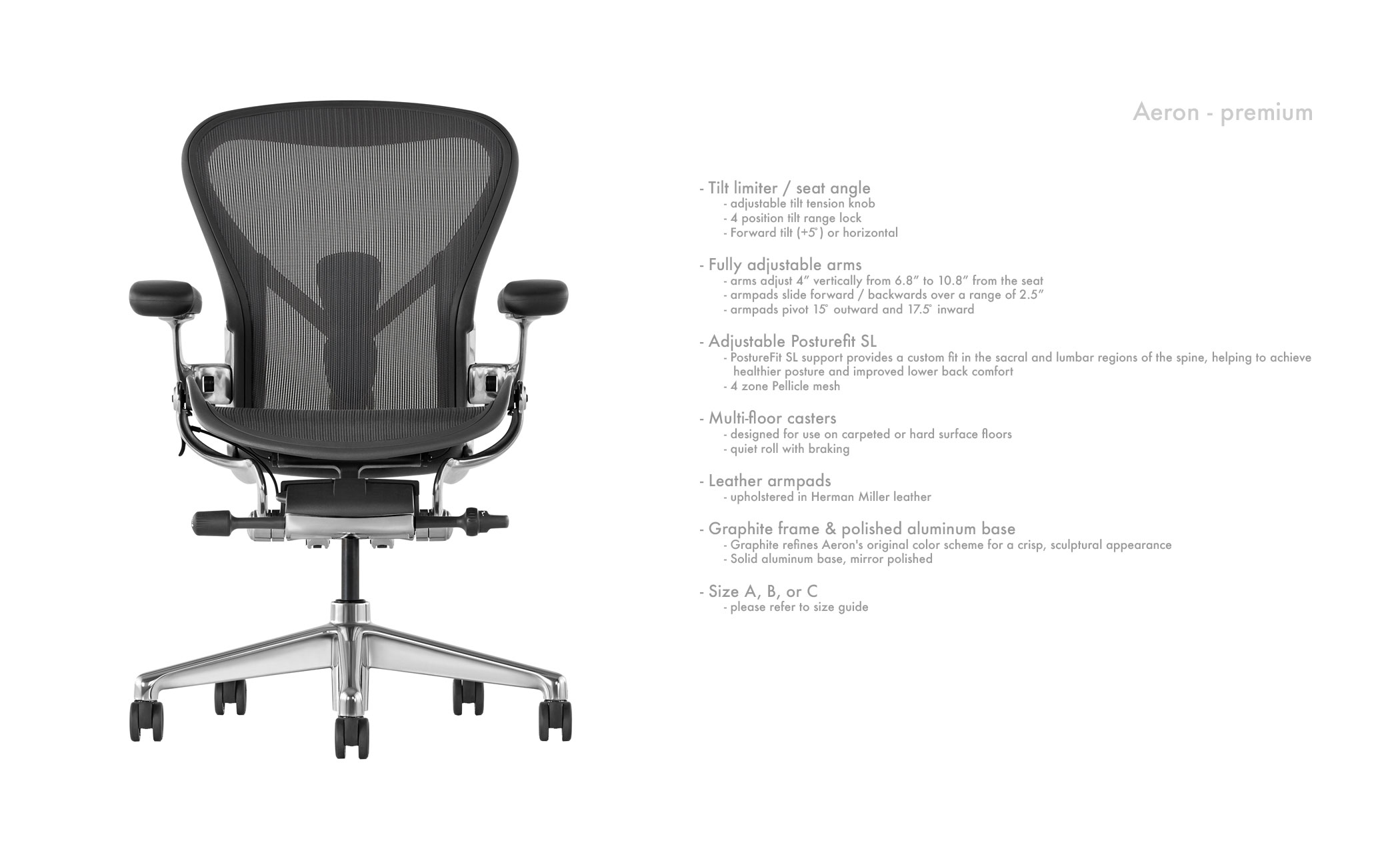 aeron® chair by Herman Miller