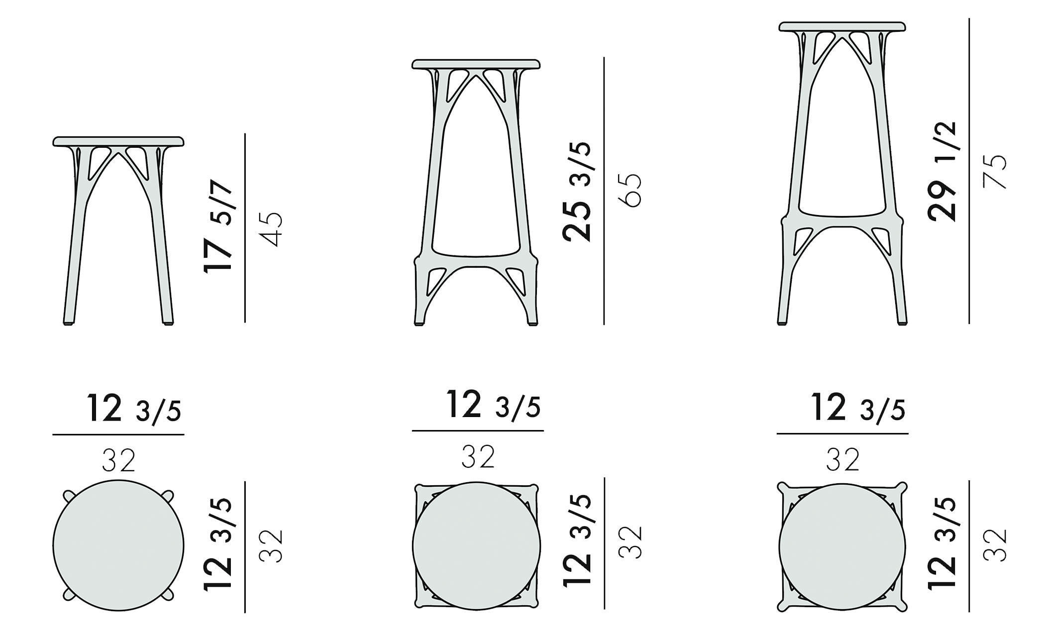 A.I. Stool Light 2 pack