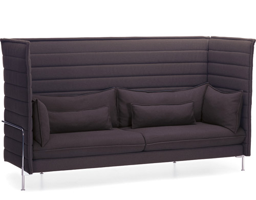 alcove highback three seater sofa