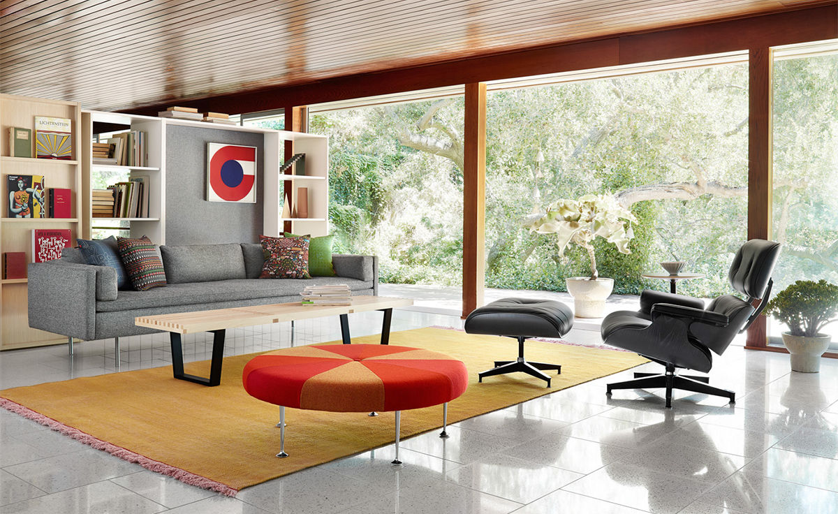 alexander girard® color wheel ottoman
