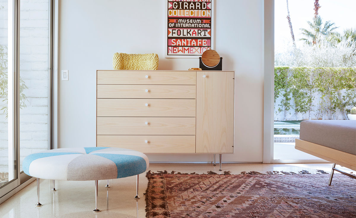 alexander girard® color wheel ottoman