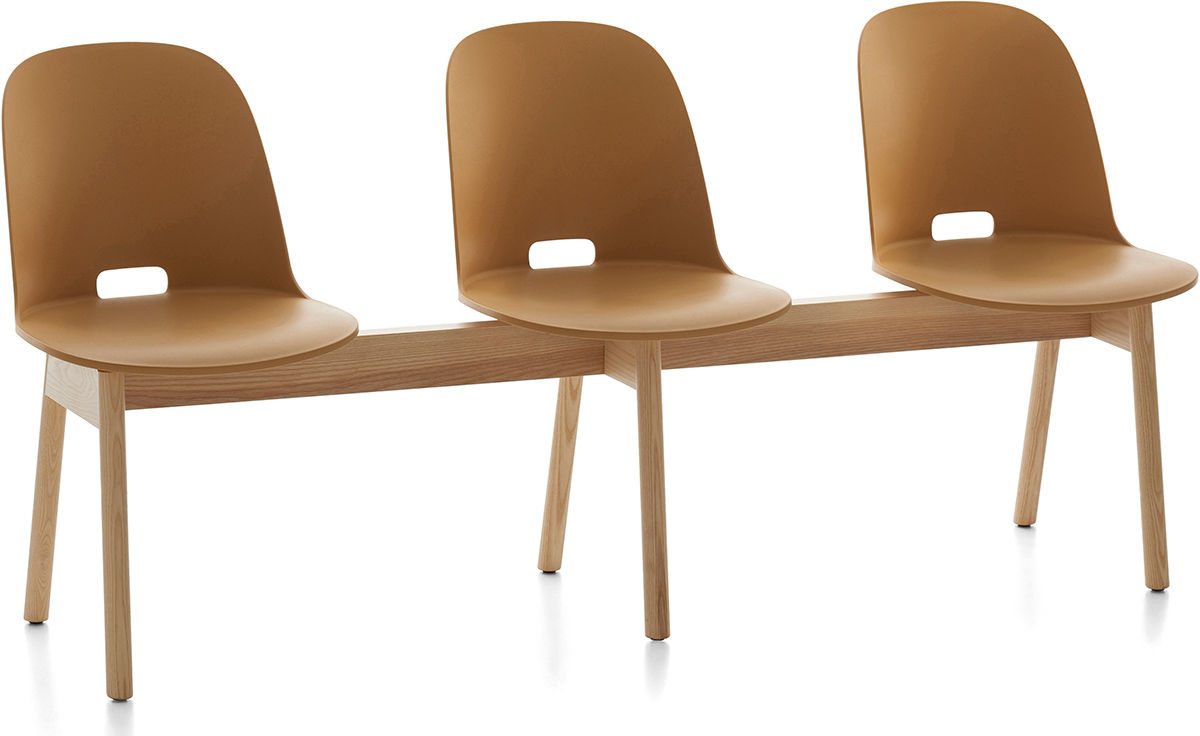 alfi high back 3 seat bench