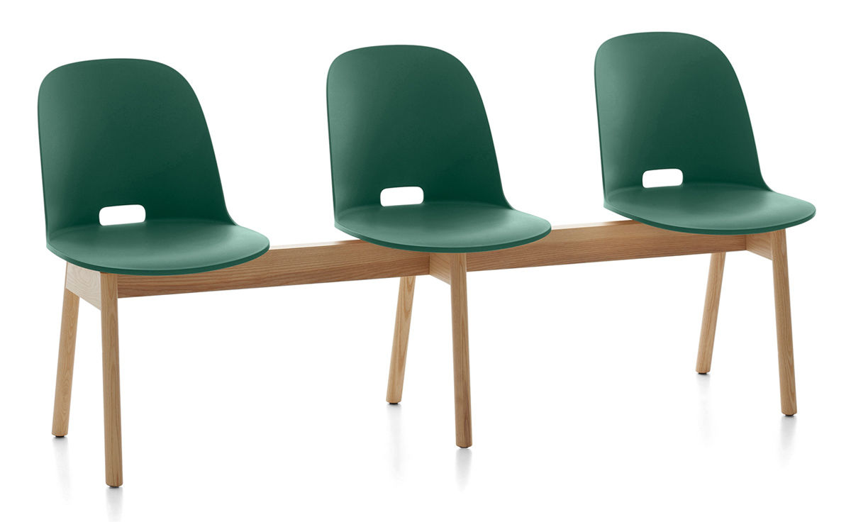 alfi high back 3 seat bench