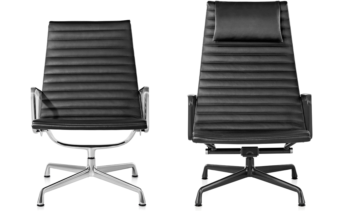 eames® aluminum group lounge chair