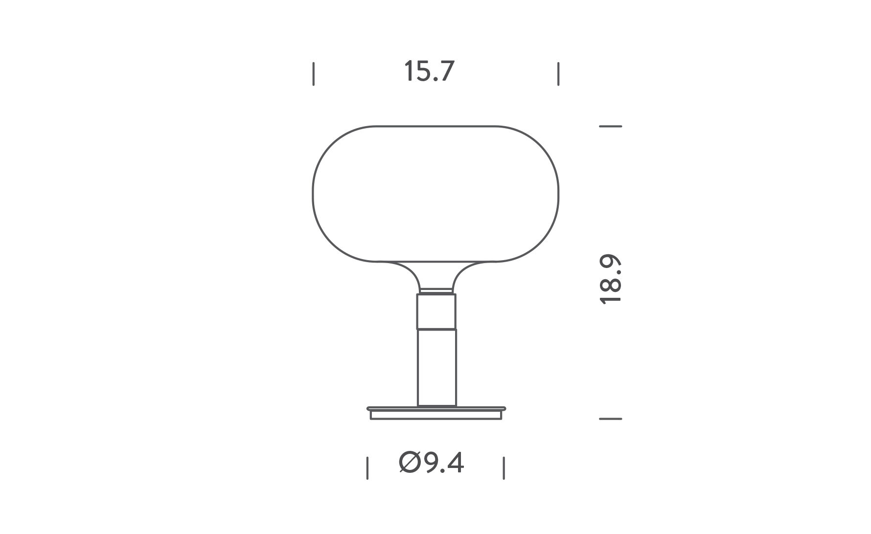 AM1N albini table lamp