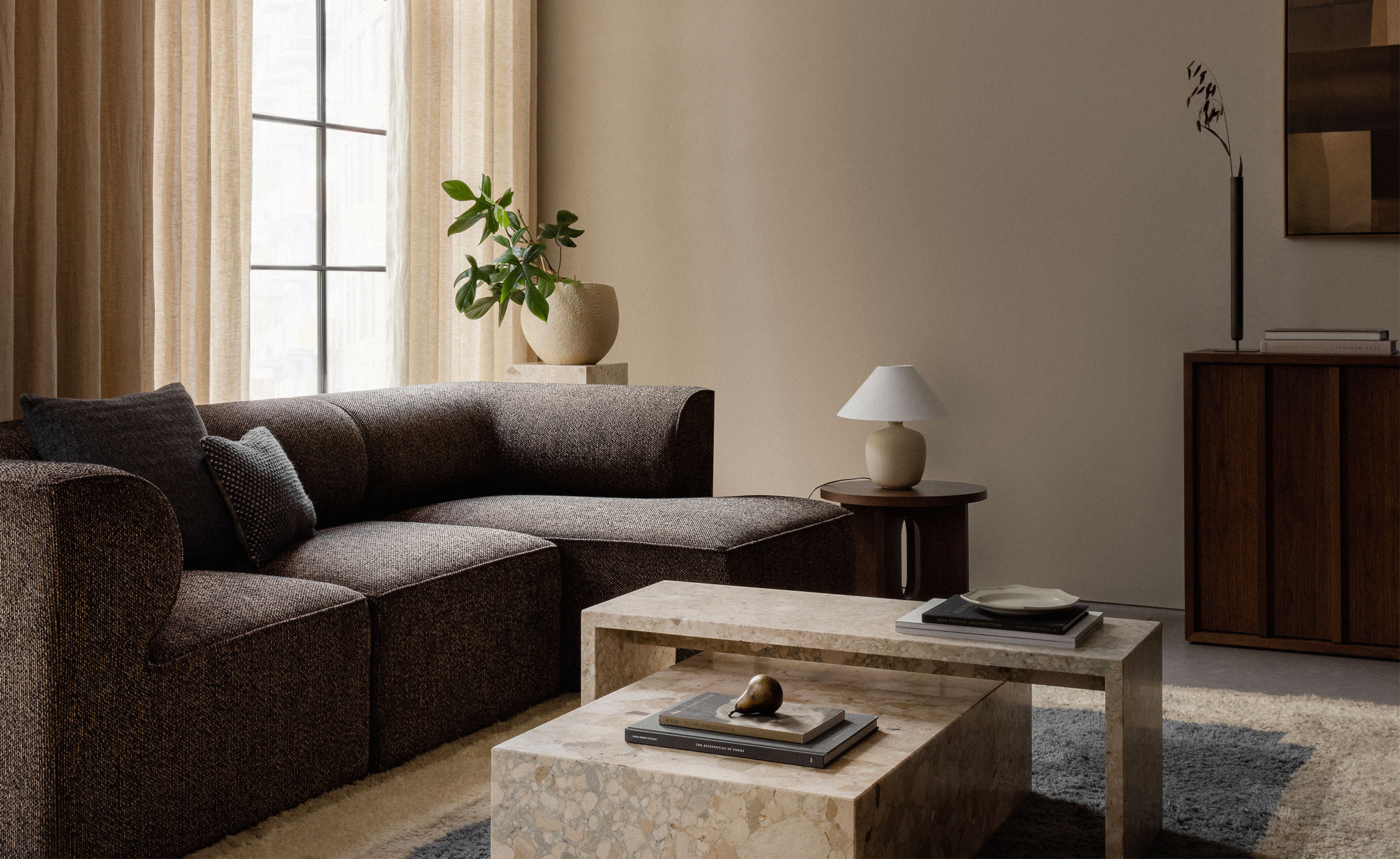 Androgyne Wood Side Table