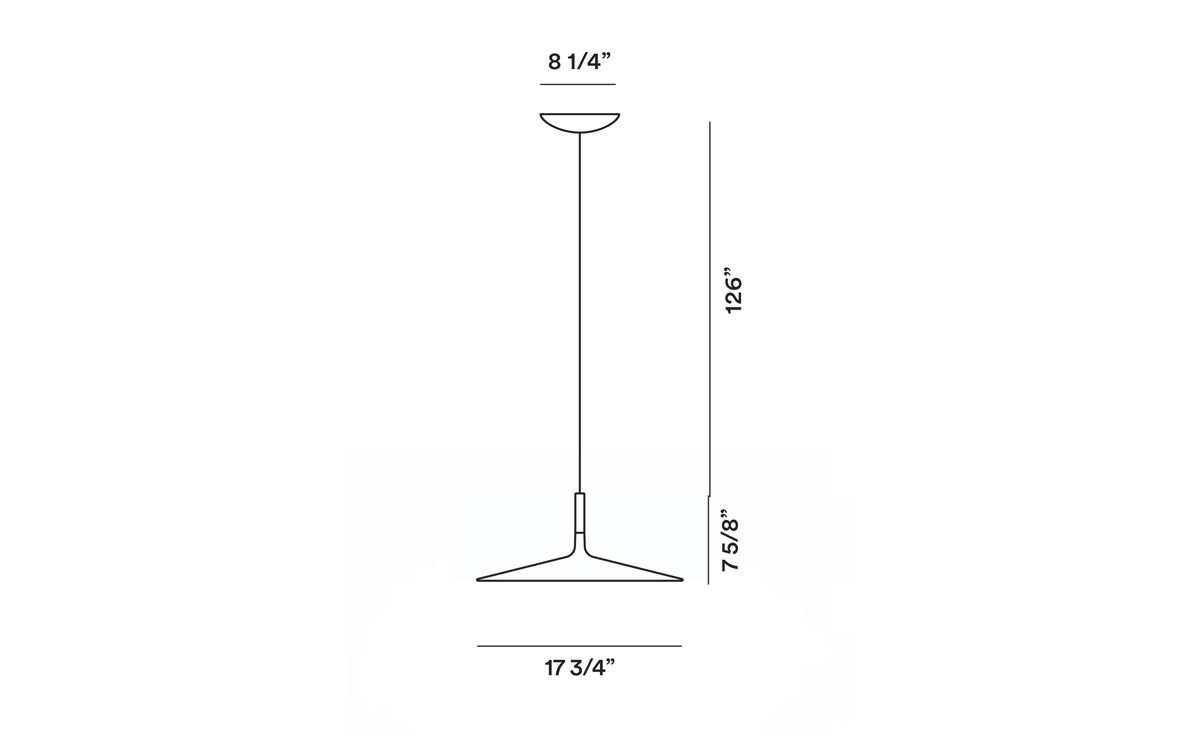 aplomb large suspension lamp