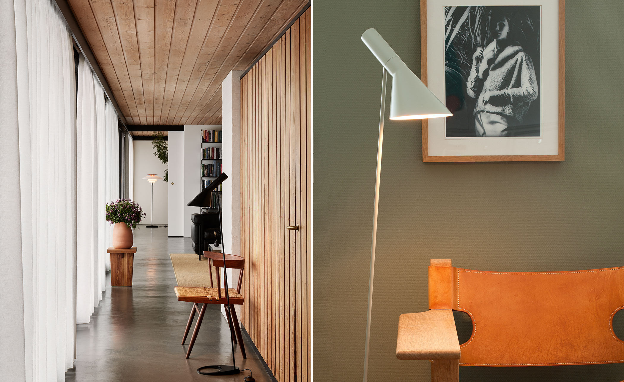 arne jacobsen floor lamp