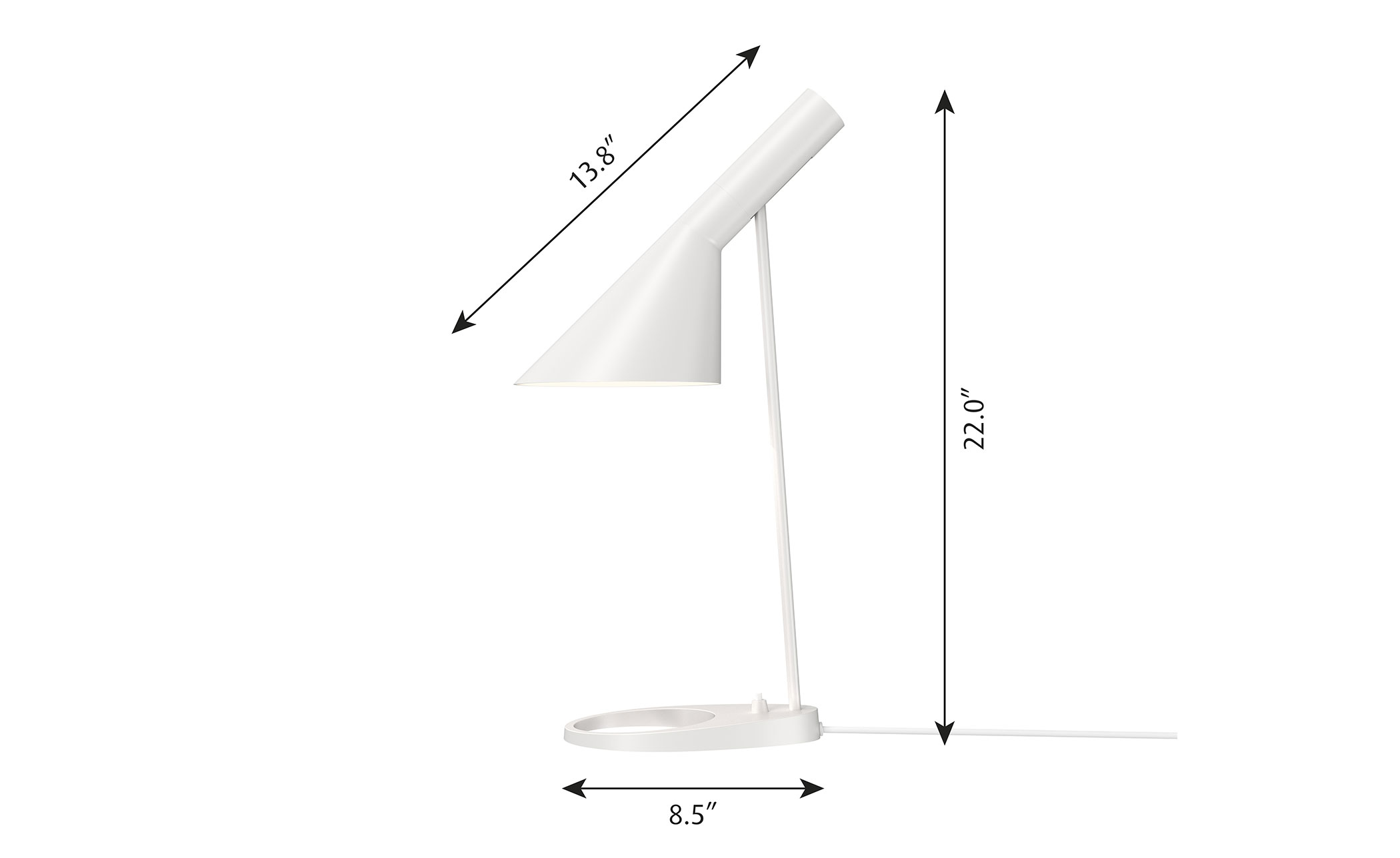 arne jacobsen table lamp