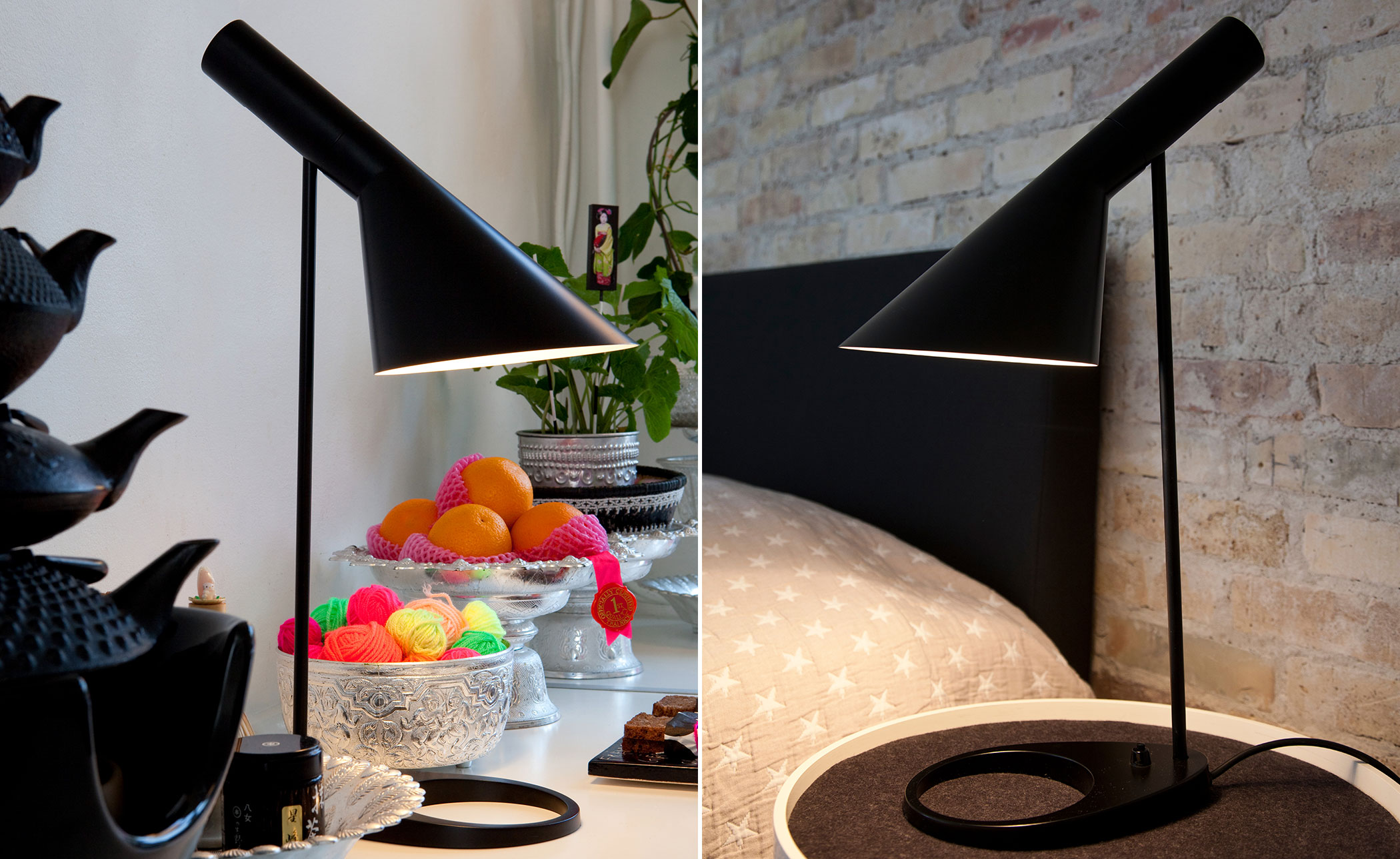 arne jacobsen table lamp