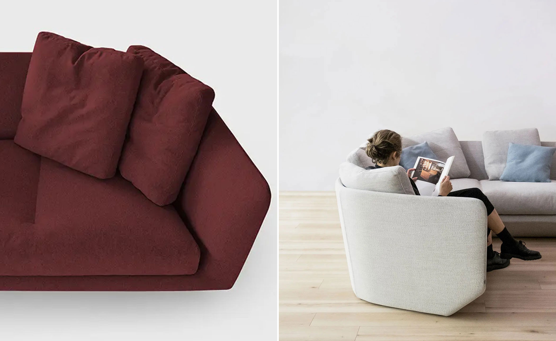 aura 280 four seat sofa