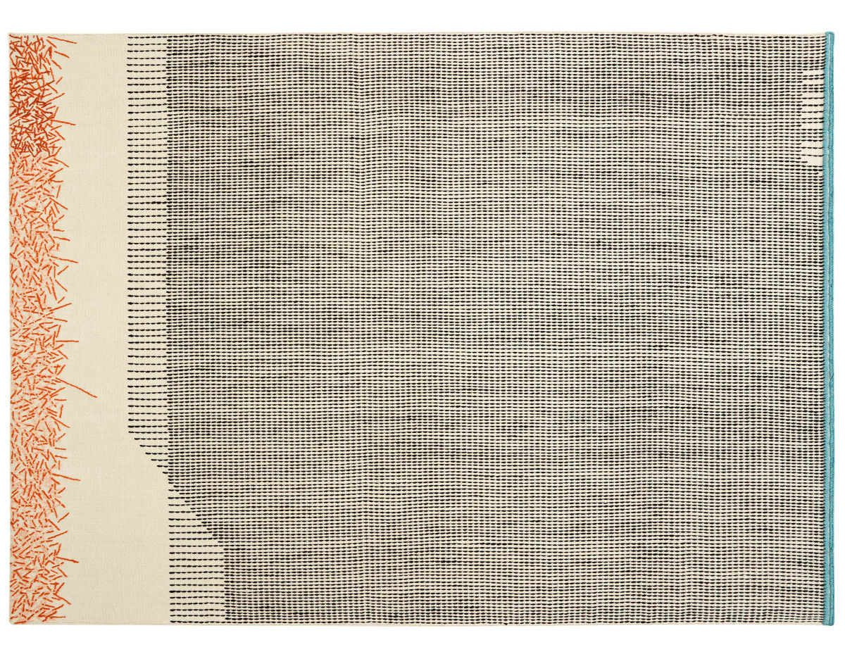 backstitch calm rug