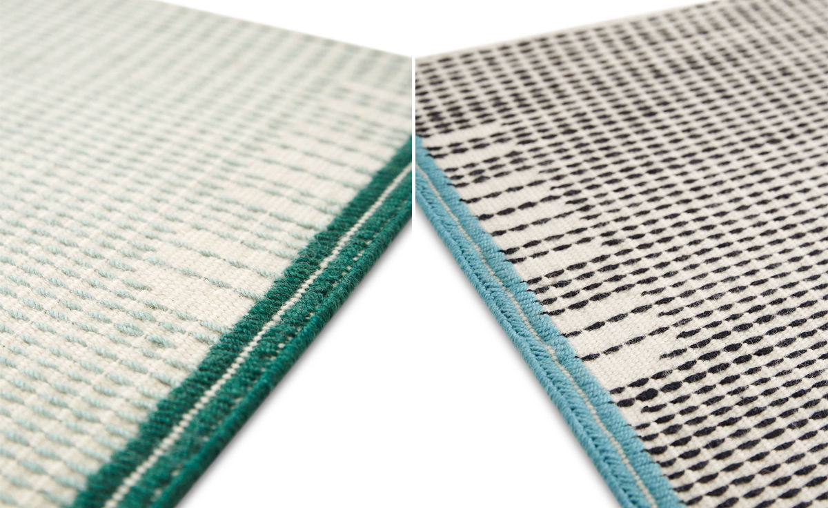 backstitch calm rug