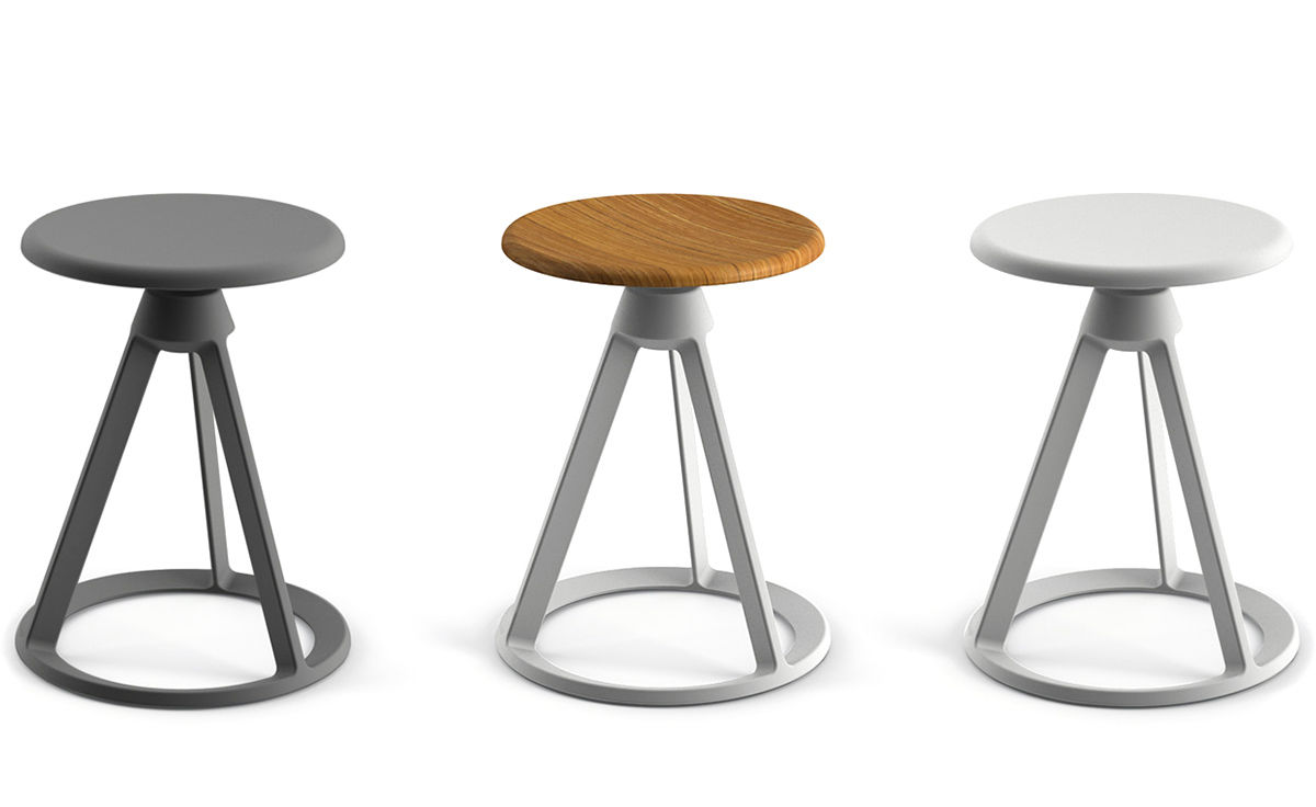 barber & osgerby piton™ fixed height stool