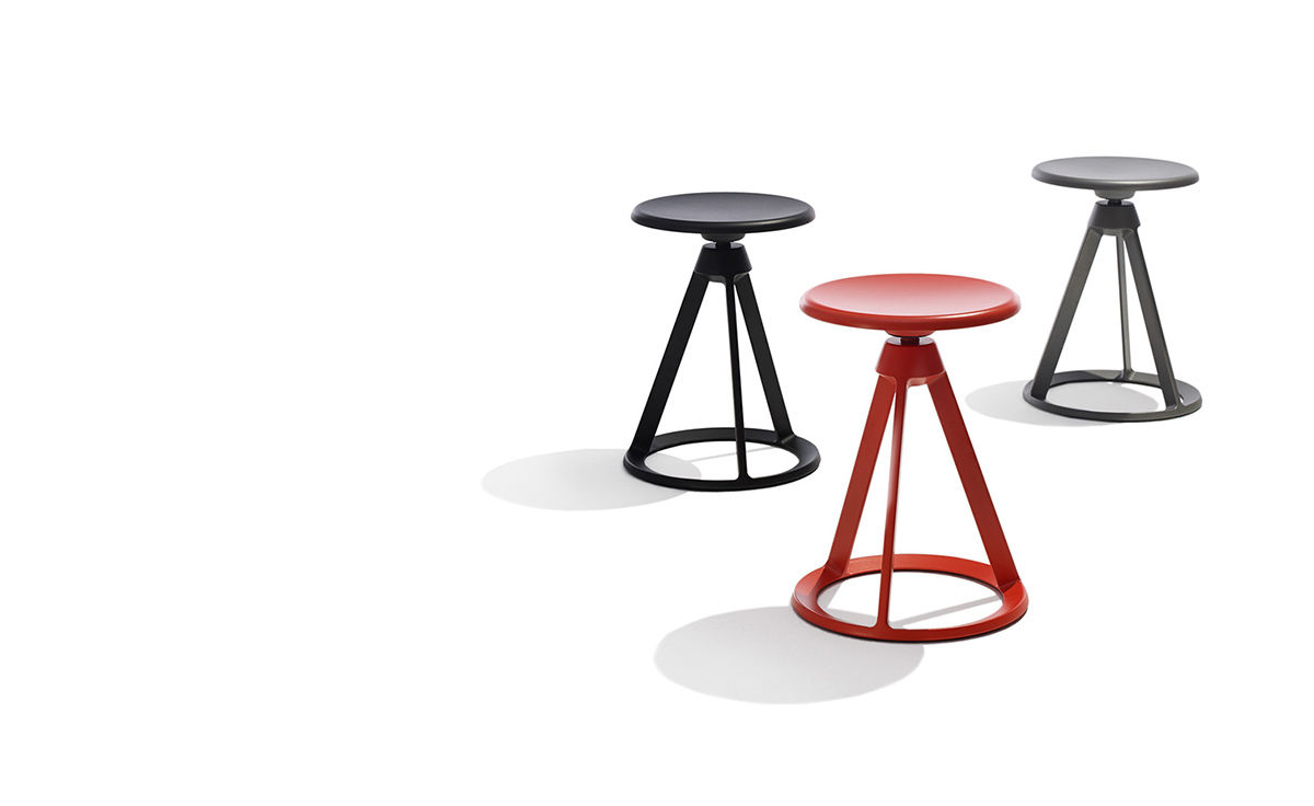 barber & osgerby piton™ fixed height stool