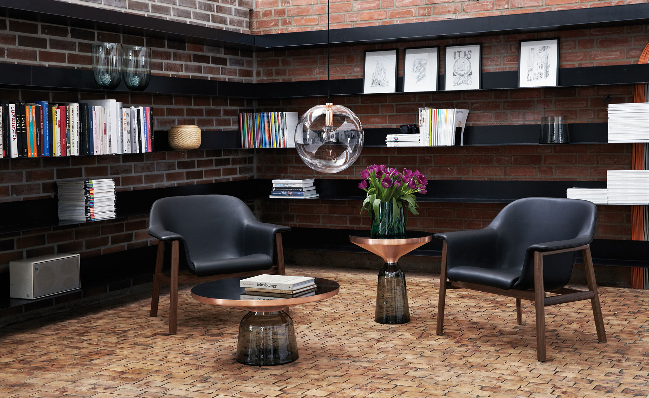 Bell Side Table Copper