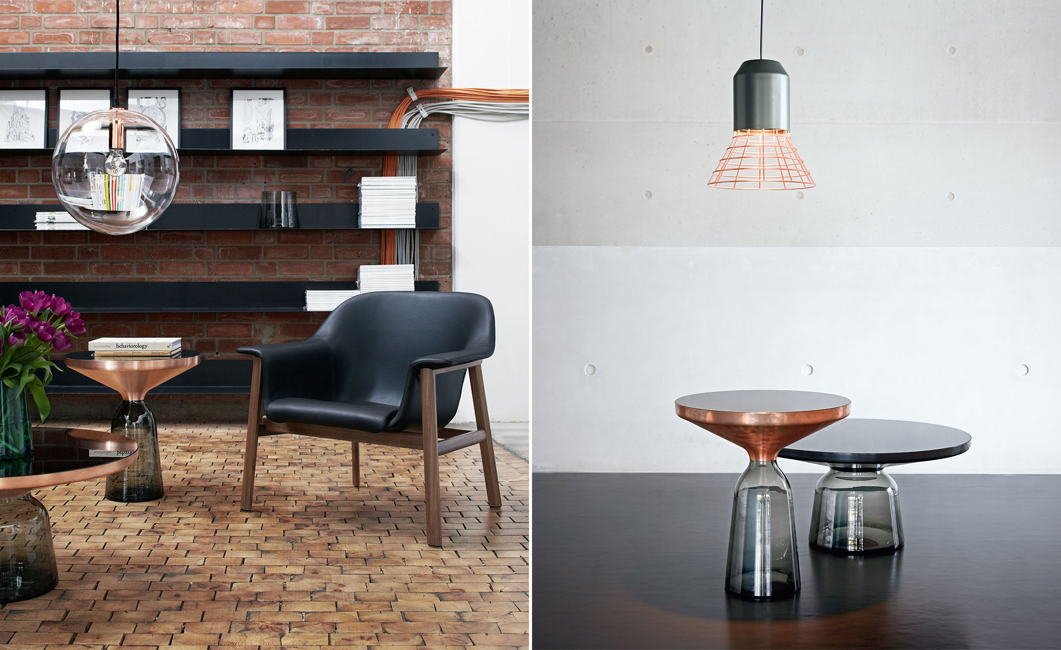 Bell Side Table Copper