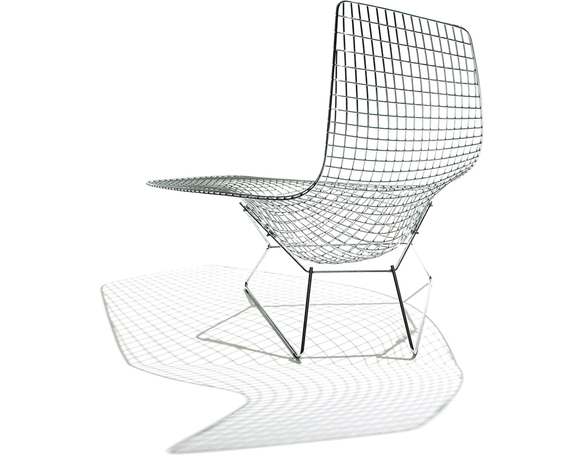 bertoia asymmetric chaise lounge
