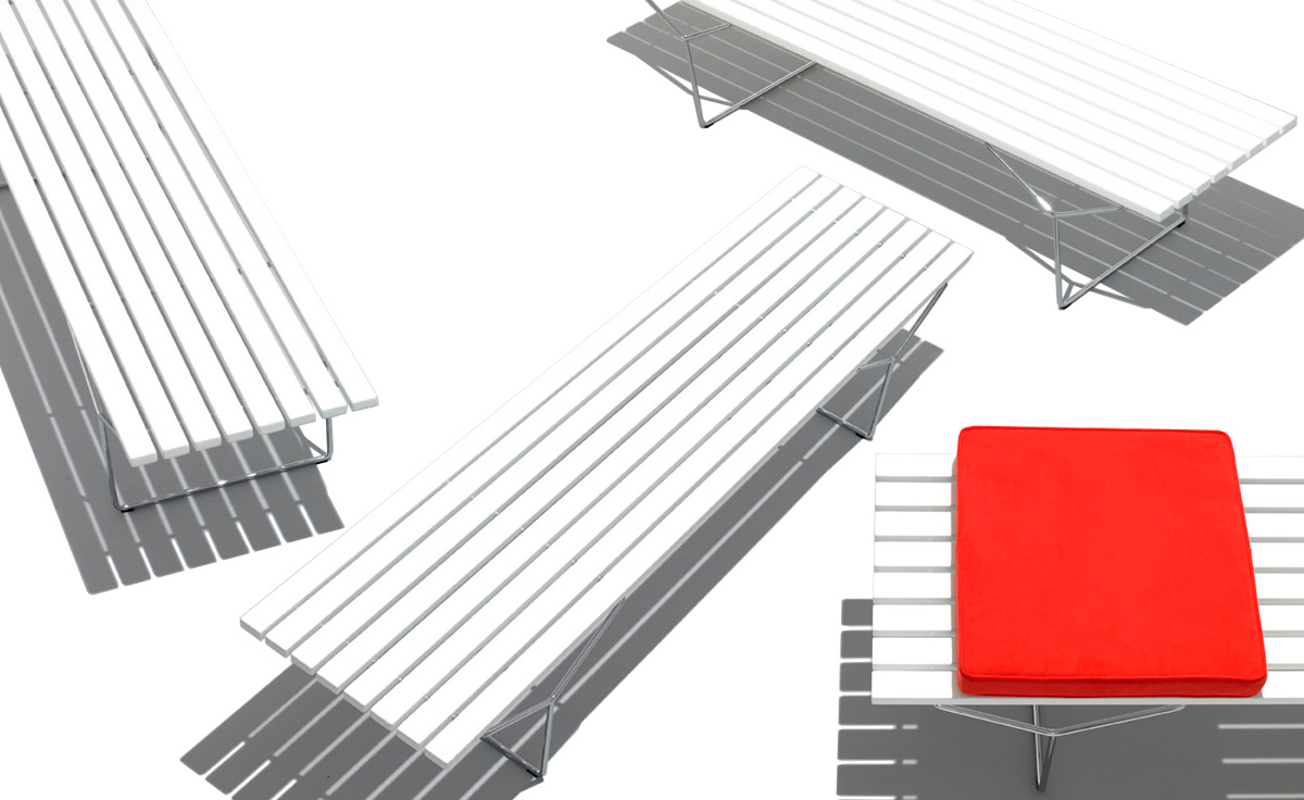 bertoia bench