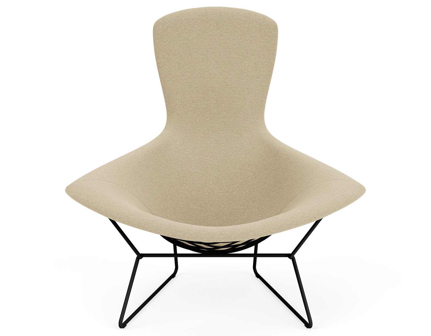 bertoia bird chair & ottoman