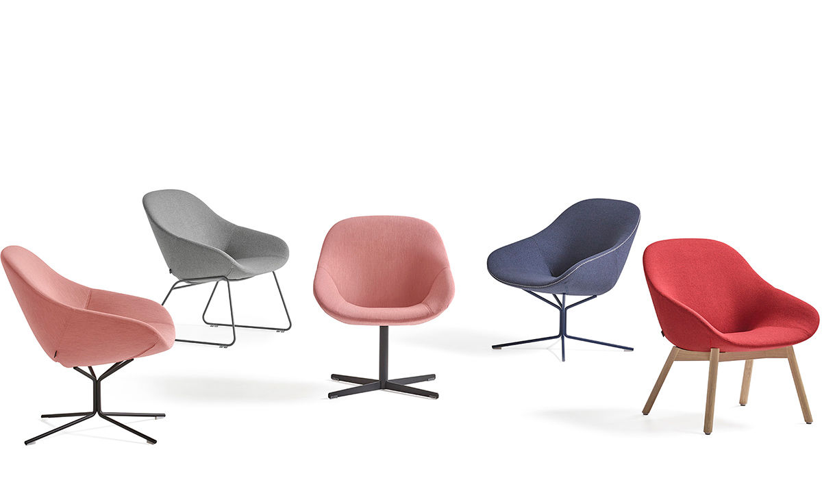 beso lounge chair with star base