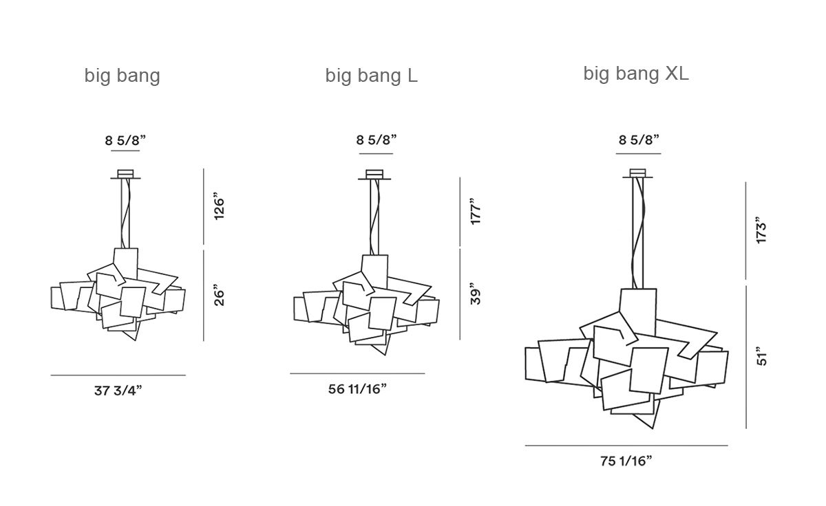 big bang suspension lamp